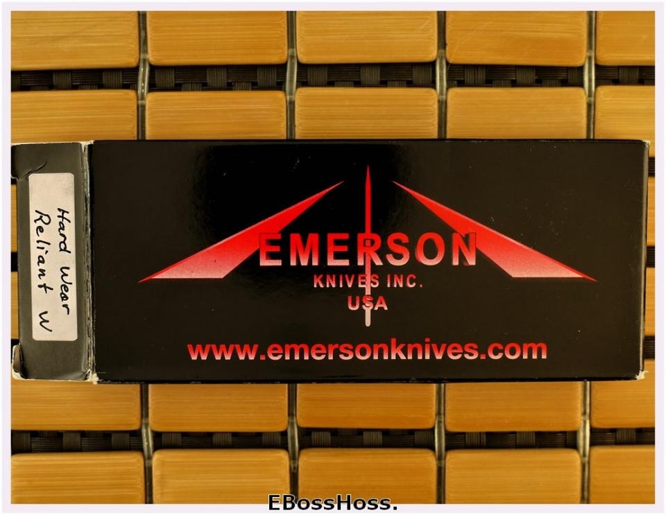 Ernie Emerson Hard Wear Reliant Prototype